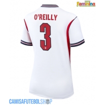 Camisa de time de futebol Inglaterra Nico O'Reilly #3 Replicas 1º Equipamento Feminina Mundo 2026 Manga Curta